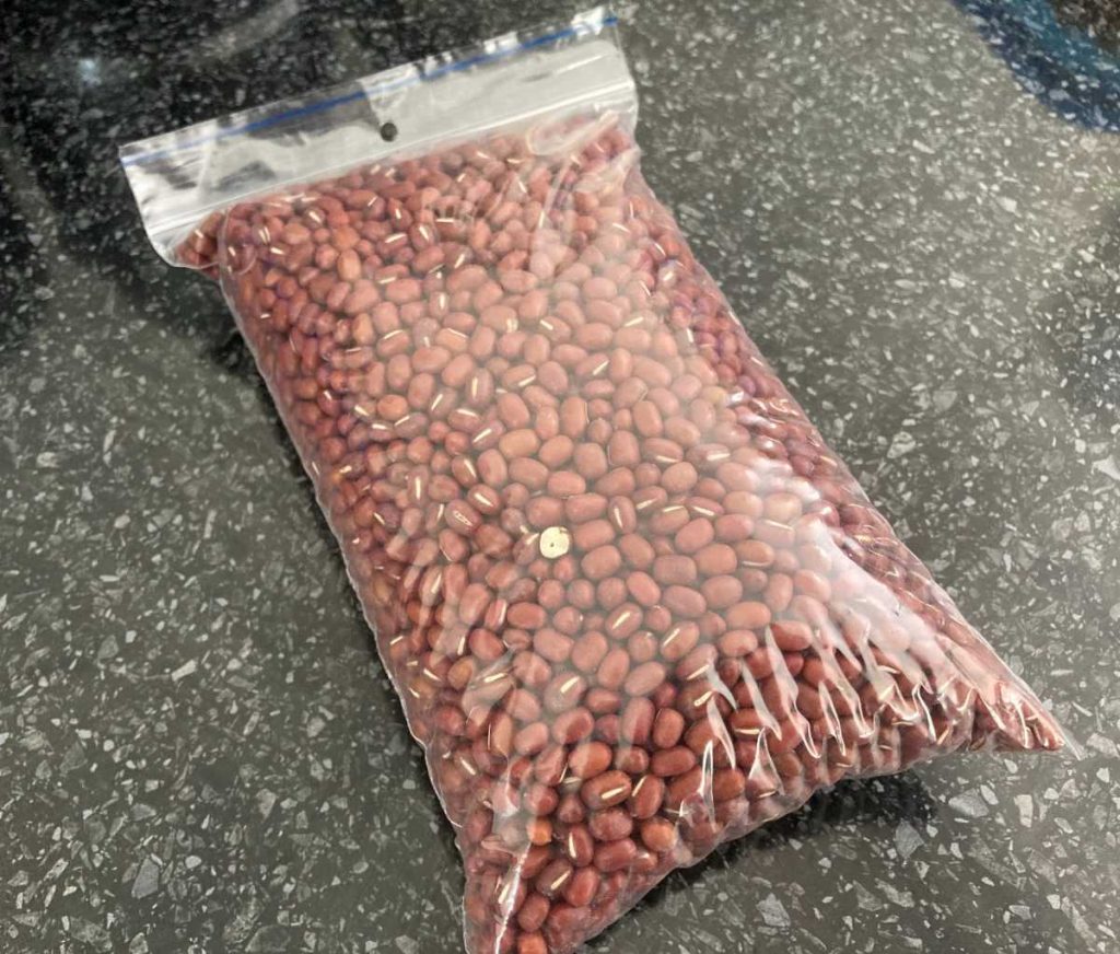 おはぎの製造につかう材料